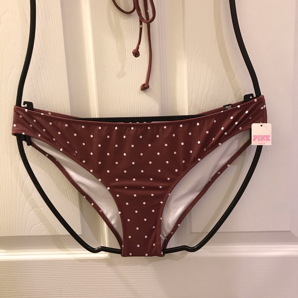 2-PC Set πVS PINK Bikini Bandeau Removable Strap - Picture 6 of 7